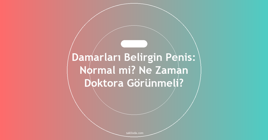 Damarları Belirgin Penis: Normal mi? Ne Zaman Doktora Görünmeli? - Saklioda Blog