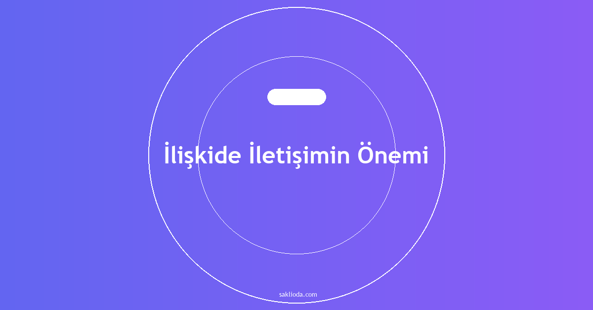 İlişkide İletişimin Önemi - Saklioda Blog