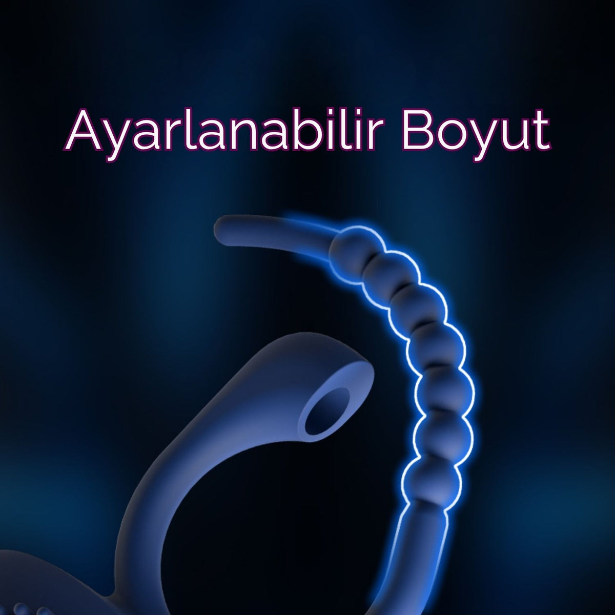 Ritim Klitoris Uyarıcılı Titreşimli Penis Halkası