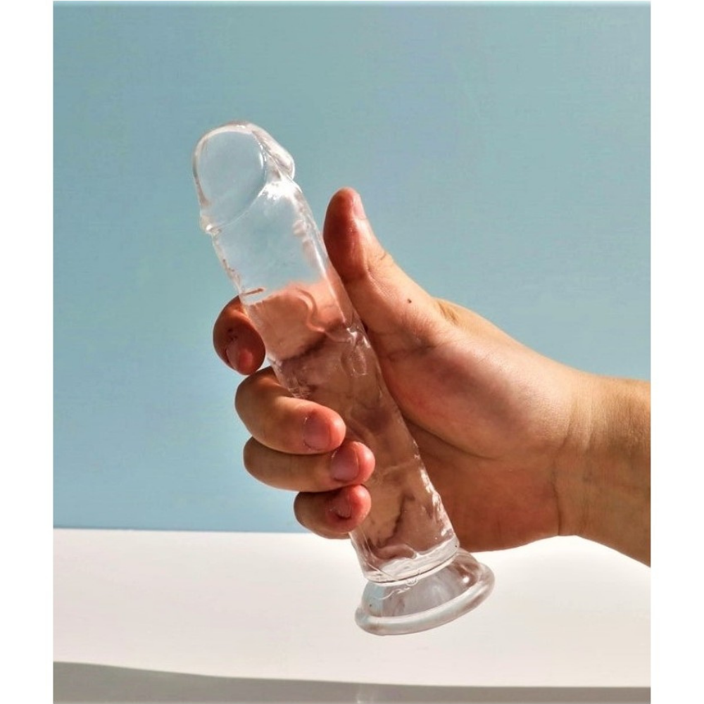 Şeffaf Realistik Dildo