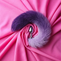 Tilki Kuyruk Anal Plug – Metal Plug ve 40 cm Kuyruk