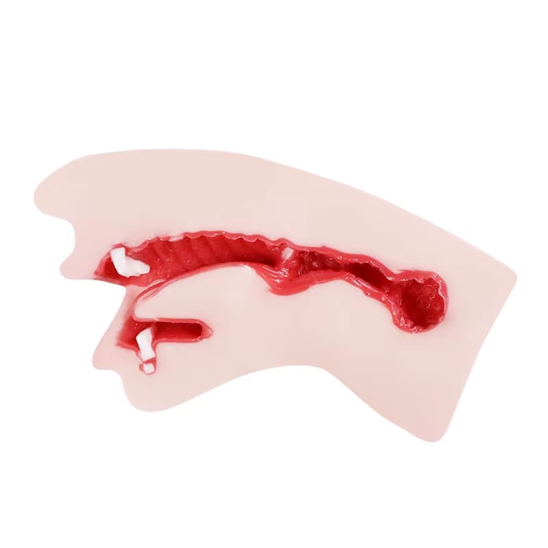 Vakumlu Deep Throat Oral Mastürbatör - Dil Dokulu & Yumuşak Silikon (Gerçekçi Ağız)