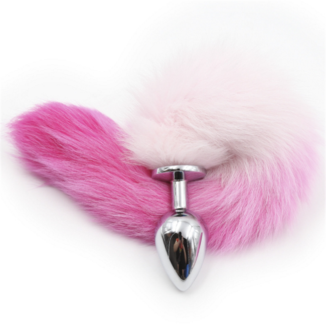 Tilki Kuyruk Anal Plug – Metal Plug ve 40 cm Kuyruk