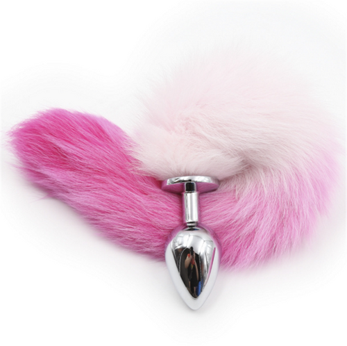 Tilki Kuyruk Anal Plug – Metal Plug ve 40 cm Kuyruk