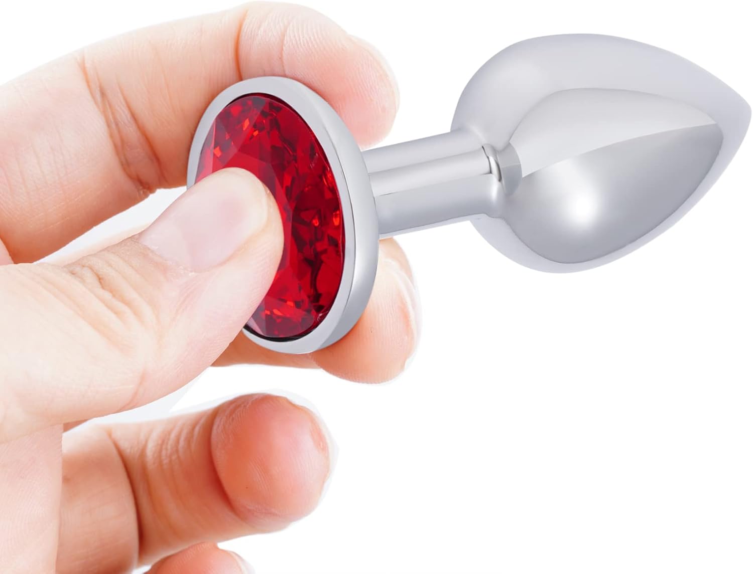 Elmas Taş Detaylı Metal Anal Plug