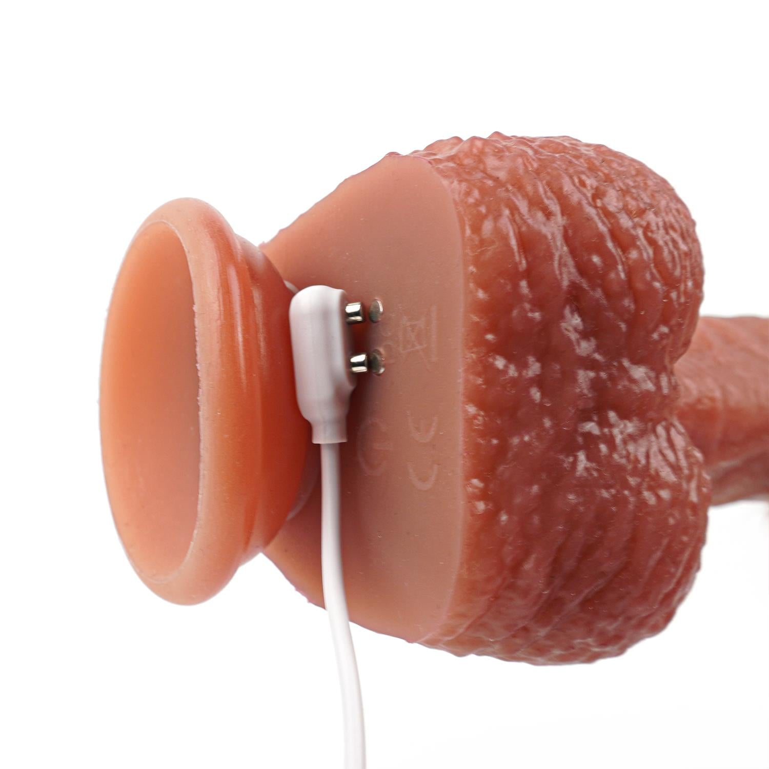 Vega – Isıtmalı Vantuzlu Uzaktan Kumandalı Teleskopik Realistik Dildo Vibratör 22 cm